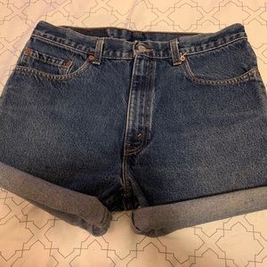 Levi’s vintage high waisted custom shorts